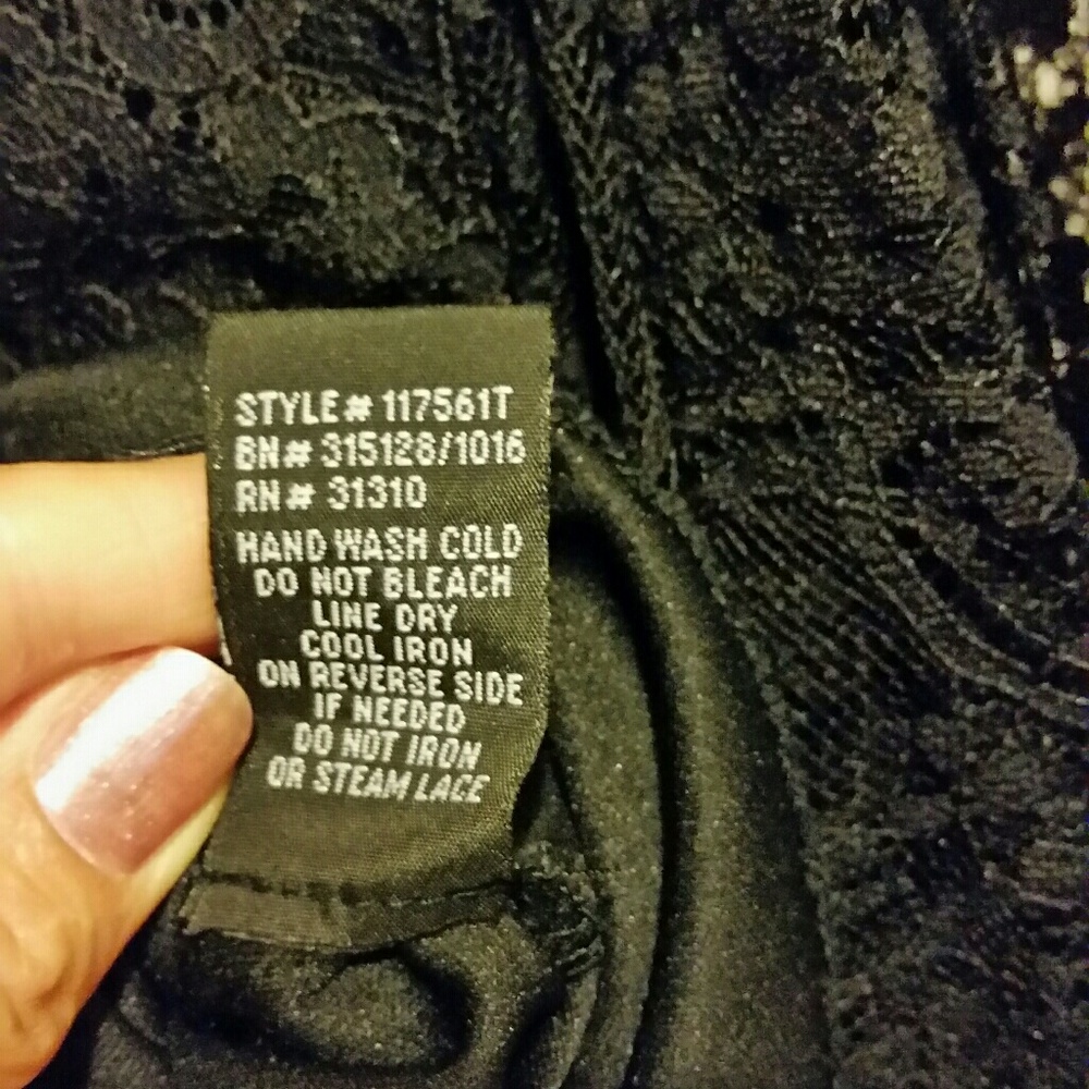 BCX Black Lace Dress - Picture 3 of 4